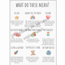 Load image into Gallery viewer, Family Rules & Mindful Moments Printables