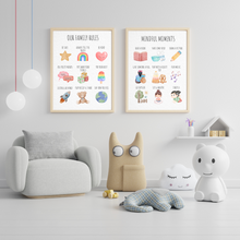 Load image into Gallery viewer, Family Rules & Mindful Moments Printables