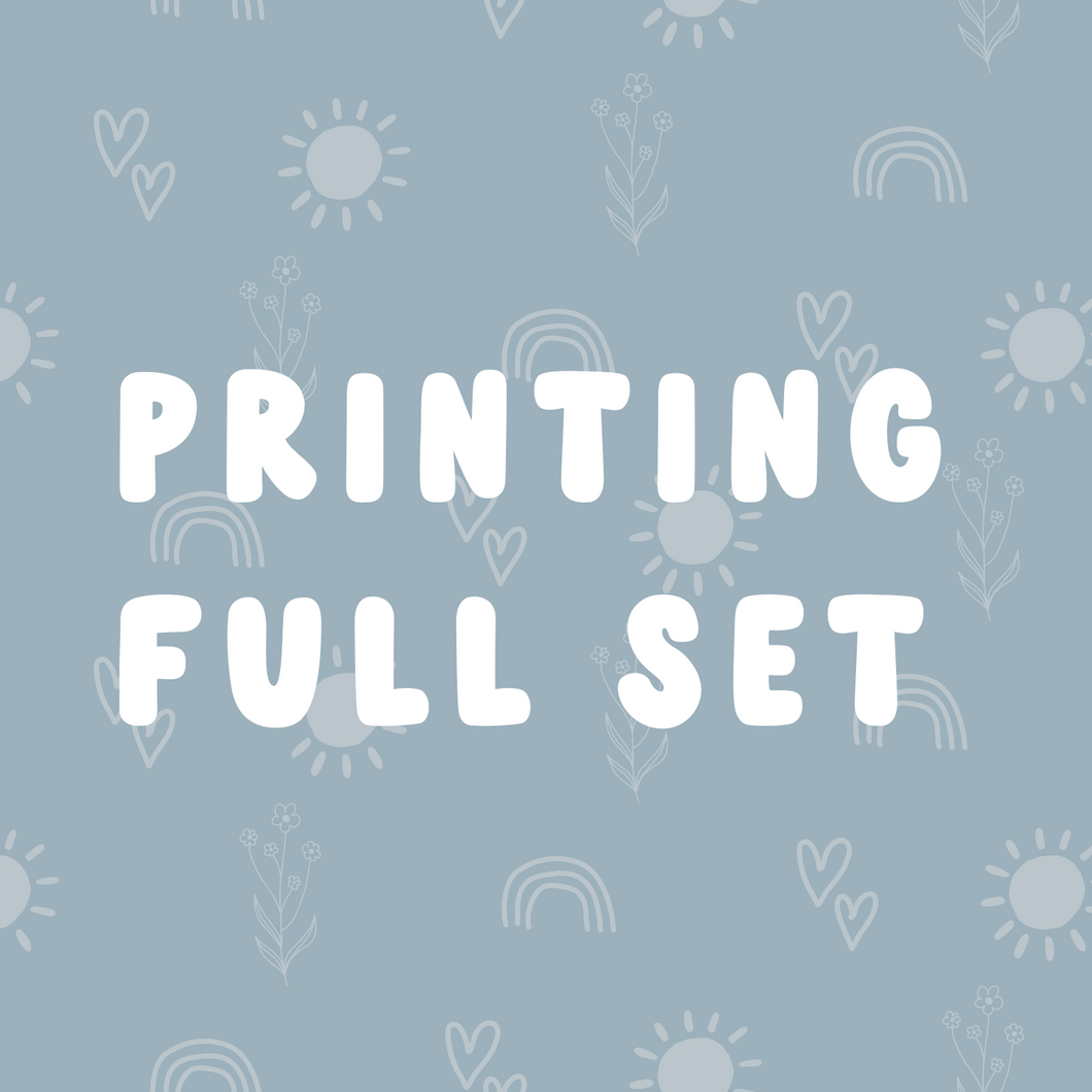 Printing Full Set A5